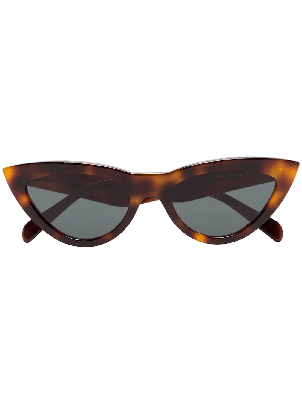 Celine Eyewear Klassische Cat-eye-sonnenbrille - Braun In Brown | ModeSens