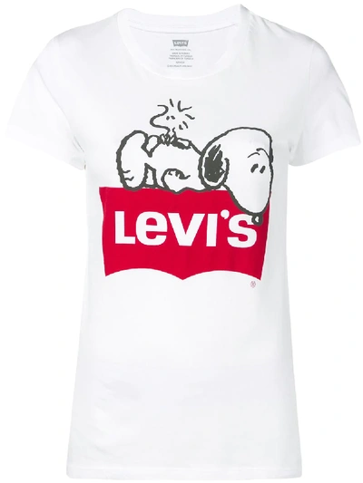 Shop Levi's Logo T-shirt - White