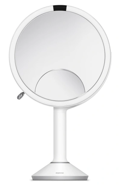 Shop Simplehuman 8-inch Sensor Magnifiying Mirror In White