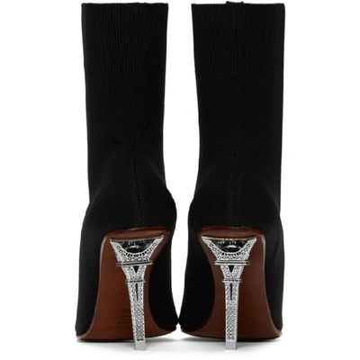 Shop Vetements Black Eiffel Tower Sock Boots