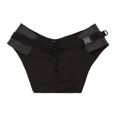 Shop Rick Owens Black Cargo Pocket Belt In 09 Black