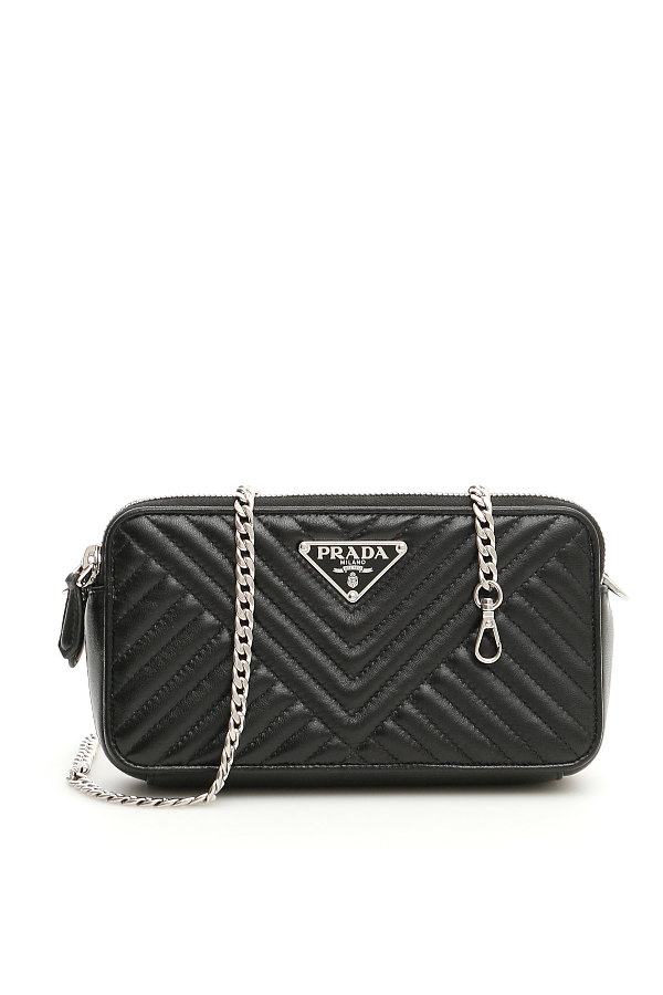 prada quilted chain bag