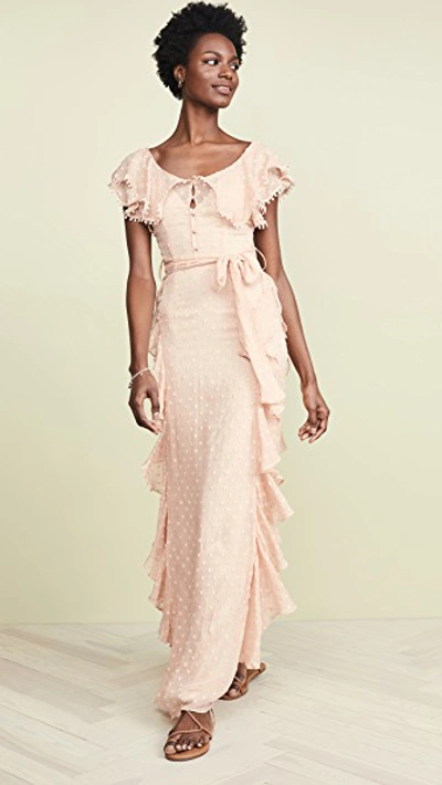 Shop Alice Mccall Moon Talking Gown In Nude