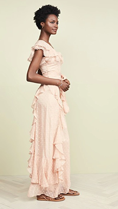 Shop Alice Mccall Moon Talking Gown In Nude