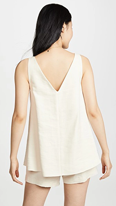 Shop Hatch Paige Top In Ivory