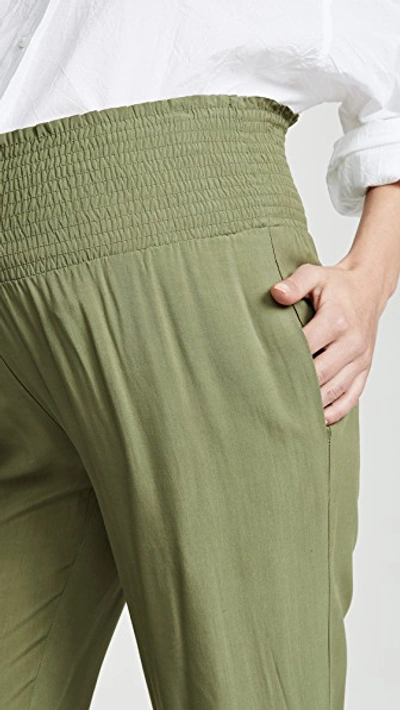 Shop Hatch The Weekend Pants In Moss