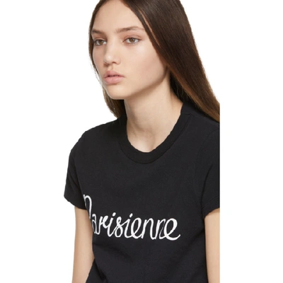 MAISON KITSUNE 黑色“PARISIENNE” T 恤