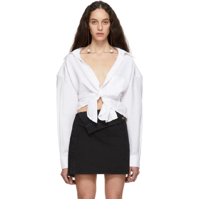 Shop Jacquemus Off-white La Chemise Pavia Shirt In Off White