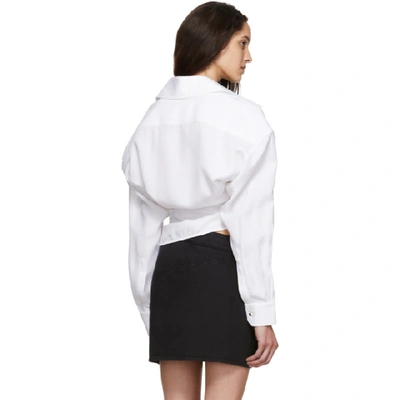 Shop Jacquemus Off-white La Chemise Pavia Shirt In Off White