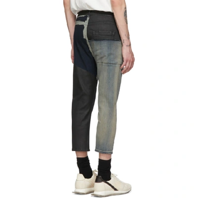 Shop Rick Owens Black Cropped Jeans