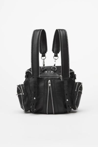 Shop Alexander Wang Marti Ball Stud Mini Backpack With Rhodium In Black