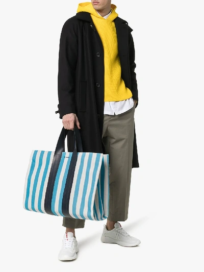 Shop Sunnei Gestreifte Handtasche In Multicoloured