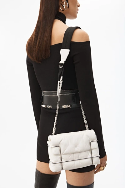 Shop Alexander Wang Halo Shoulder Bag In White