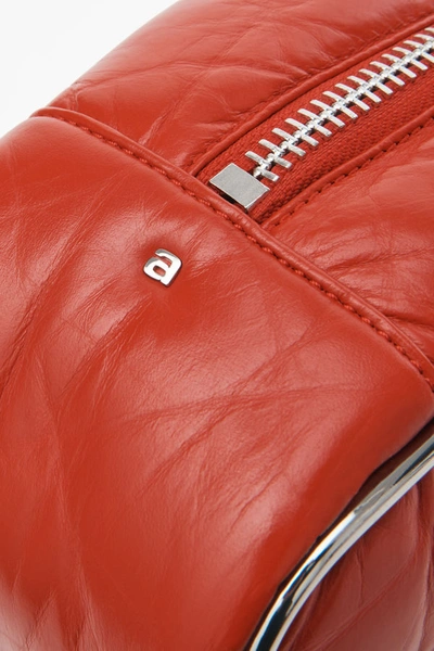 Shop Alexander Wang Halo Quilted Handbag In Red
