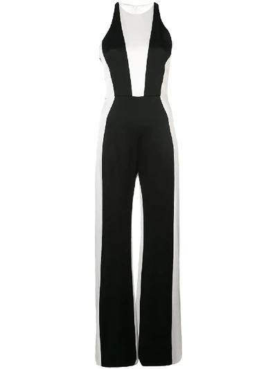 Shop Galvan Colour Block Jumpsuit - Black