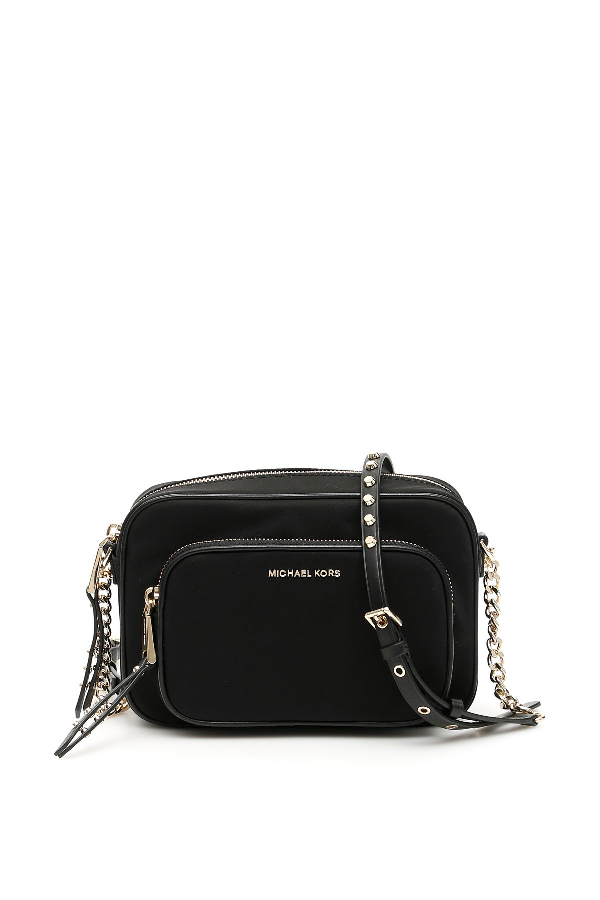 michael kors leila nylon camera bag