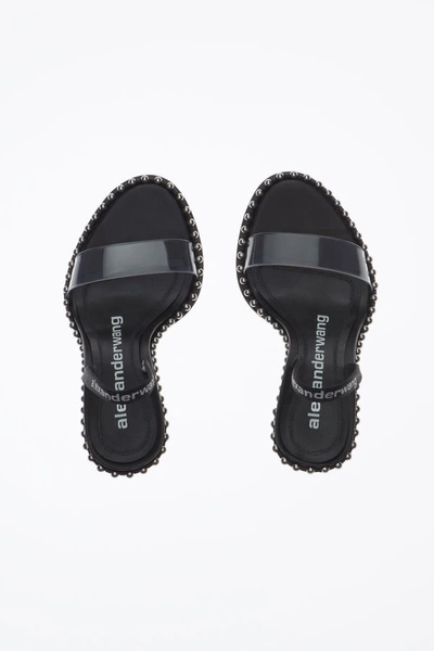 Shop Alexander Wang Nova Pvc Strap Sandal In Black