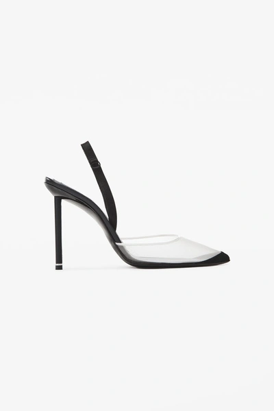 Shop Alexander Wang Alix Slingback In Black