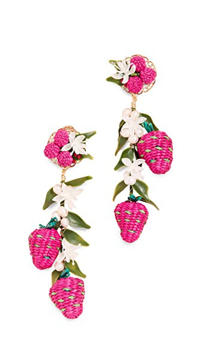 Tropics Strawberry Earrings