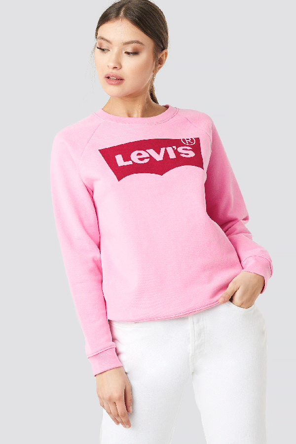 levis pink sweatshirt