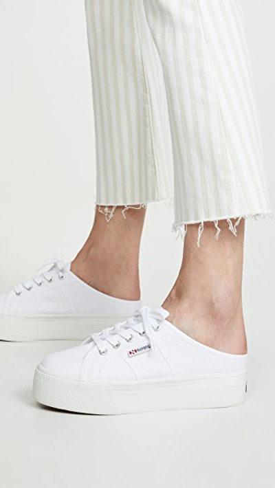 Superga Women's 2284 Cotu Platform Slip-on Sneakers Women's Shoes In White  | ModeSens