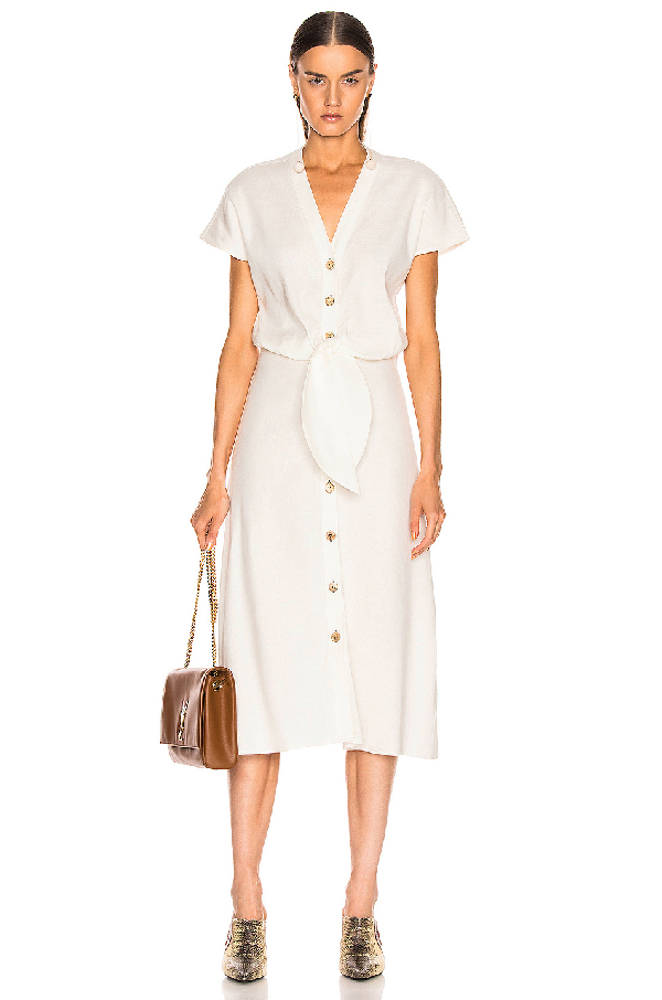veronica beard linen dress