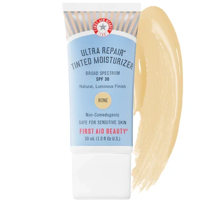 Shop First Aid Beauty Ultra Repair® Tinted Moisturizer Broad Spectrum Spf 30 Bone - For Extra Pale Skin With Warm Neutral 