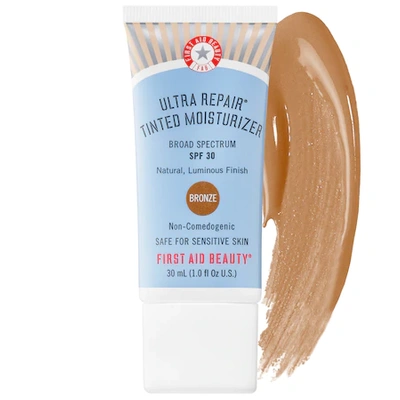 Shop First Aid Beauty Ultra Repair® Tinted Moisturizer Broad Spectrum Spf 30 Bronze - For Medium Brown Skin With Warm, Net