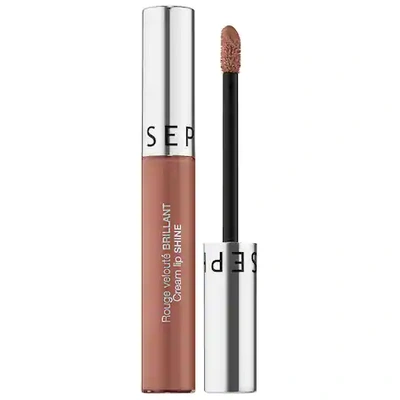 Shop Sephora Collection Cream Lip Shine Liquid Lipstick 01 Surnatural Blush 0.169 Fl Oz/5ml