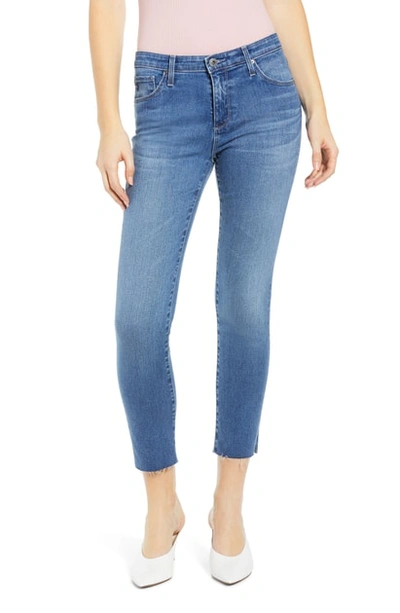 Shop Ag Prima Crop Skinny Jeans In Crystal Clarity