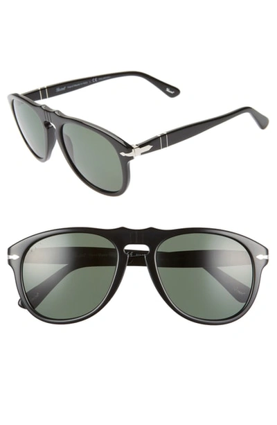 Shop Persol Suprema 54mm Polarized Pilot Sunglasses - Black