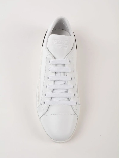 Shop Prada One Sneakers In Bianco