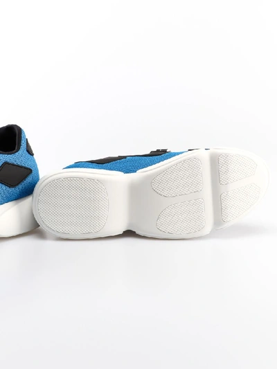 Shop Prada Cloudbust Sneakers In Azzurro