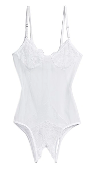 Shop Only Hearts Coucou Bodysuit In White Lily
