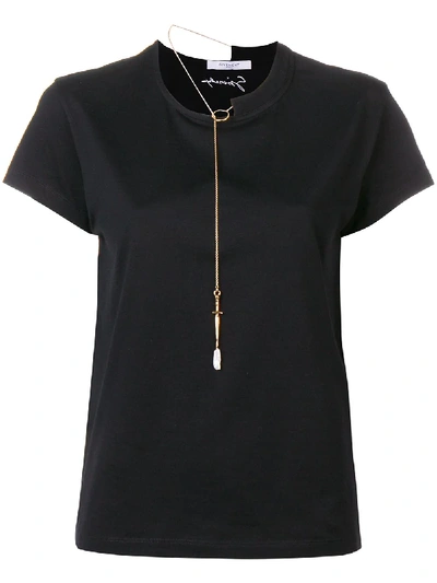 Shop Givenchy T-shirt Mit Kragen - Schwarz In Black