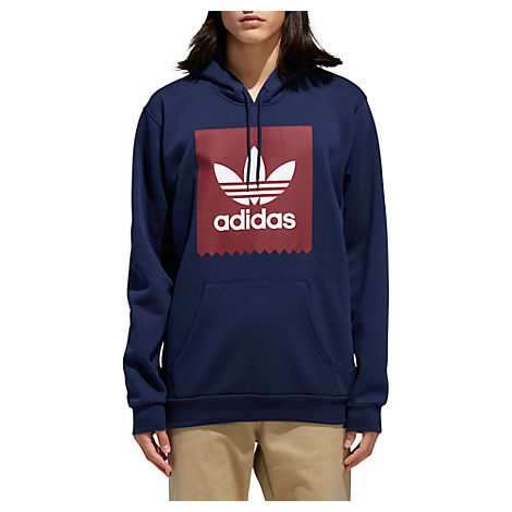 adidas trefoil solid hoodie