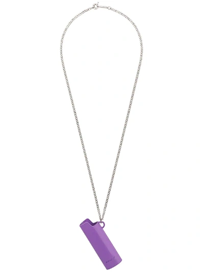Shop Ambush Lighter Case Necklace - Farfetch In Purple