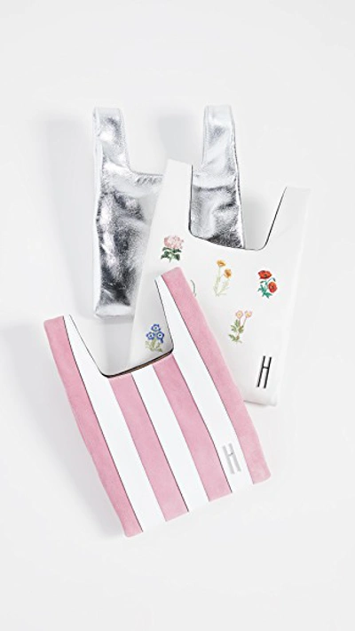 Shop Hayward Mini Shopper Bag In Pink/white