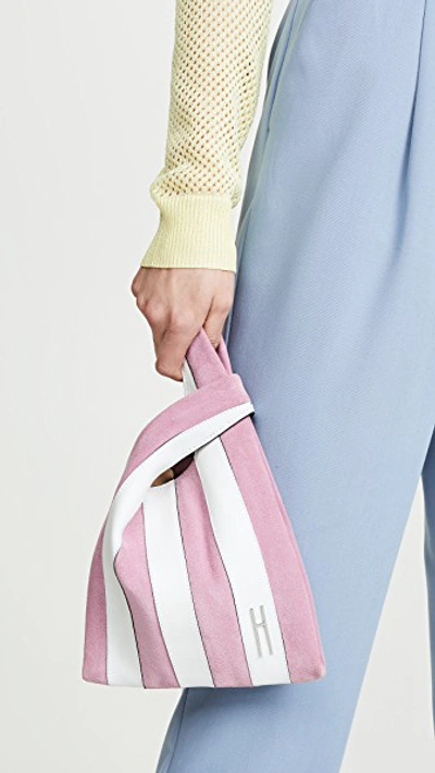 Shop Hayward Mini Shopper Bag In Pink/white