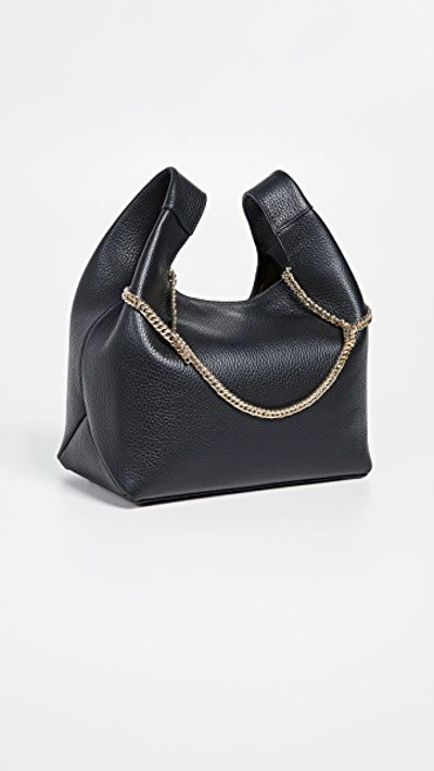 Shop Hayward New Chain Bag In Black Pebble