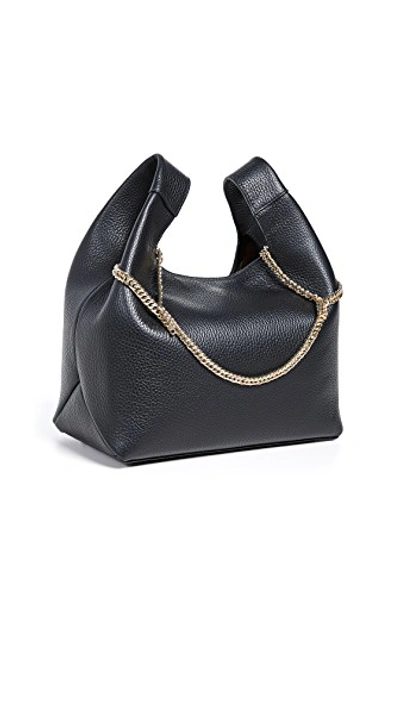 Shop Hayward New Chain Bag In Black Pebble