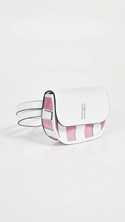 Shop Hayward Benny Belt Bag In Pink/white