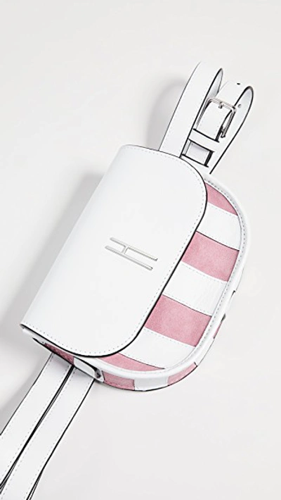 Shop Hayward Benny Belt Bag In Pink/white