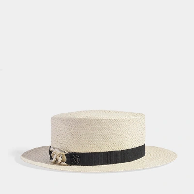 Shop Maison Michel | Kiki Hat In Natural Straw