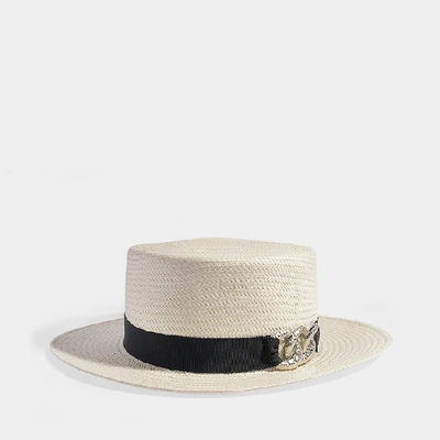 Shop Maison Michel | Kiki Hat In Natural Straw