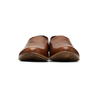 Shop Haider Ackermann Brown Babouche Loafers In 027 Brwn