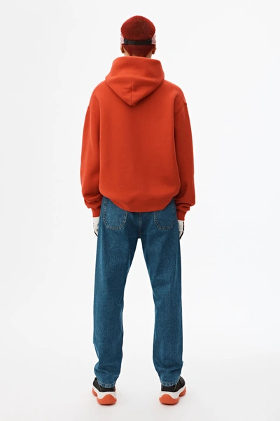 Alexander Wang Dense Fleece Hoodie In Red ModeSens