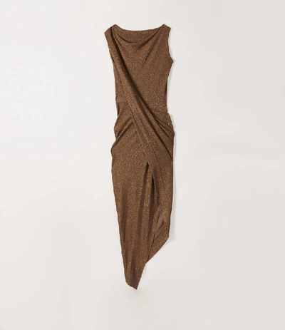 Shop Vivienne Westwood Vian Dress Copper
