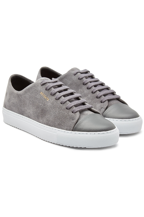 axel arigato grey suede