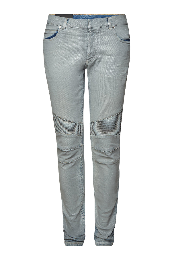 balmain grey jeans
